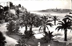 CPA Dinard La Palmeraie Au Fond Saint Malo