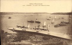 CPA Dinard La Cale A Mer Basse Et La Rade