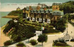 CPA Dinard Les Terrasses Et La Pointe Du Moulinet