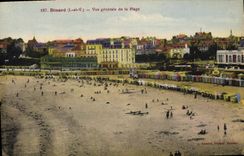 CPA Dinard Vue Generale De La Plage