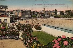 CPA Dinard La Plage Vue Du Casino Municipal