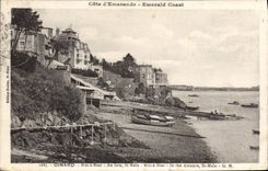 CPA Dinard Bric A Brac Au Loin St Malo