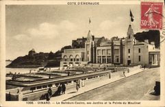 CPA Dinard Le Balneum Casino Ses Jardins Et La Pointe Du Moulinet