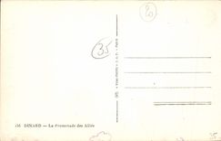 CPA Dinard La Promenade Des Allies