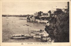CPA Dinard La Cale Des Vedettes Vertes
