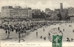 CPA Dinard La Plage L'Heure Du Bain