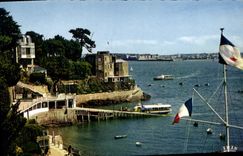 CPA Dinard Embarcadere Des Vedettes Vertes