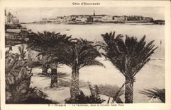 CPA Dinard La Palmeraie Dans Le Lointain Saint Malo