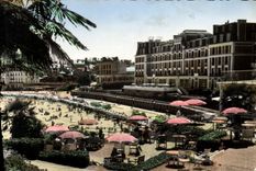 CPA Dinard Terrasse Du Crystal Hotel Et La Plage