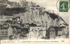 CPA Grenoble La Porte De France Et Le Fort Rabot