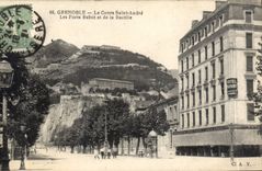 CPA Grenoble Le Cours Saint Andre Les Forts Rabot et de la Bastille
