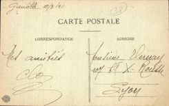 CPA Grenoble Le Cours Saint Andre Les Forts Rabot et de la Bastille