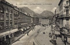 CPA Grenoble La Place Grenette