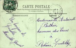 CPA Grenoble L'Isere Et La Chaine Des Alpes