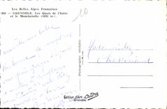 CPA Grenoble Les Quais De I'Isere Et Le Moucherotte