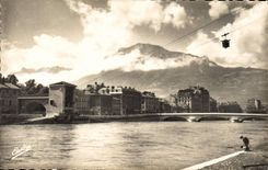 CPA Grenoble Le Téléférique Isere Et Le Moucherotte