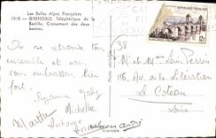 CPA Grenoble Telepherique De La Bastille Croisement