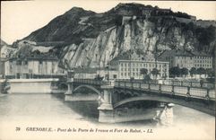 CPA Grenoble Pont De La Porte De France Et Fort De Rabot