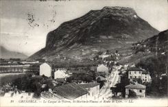 CPA Grenoble Le Casque De Neron St Martin Le Vinoux Et Route De Lyon