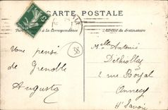 CPA Grenoble La Place Notre Dame