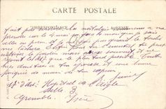 CPA Grenoble Perspective Sur La Ville Vue Prise Du Jardin Des Dauphins