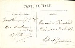 CPA Grenoble Panorama Des Quais Et Les Alpes