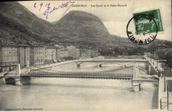 CPA Grenoble Les Quais Et Le Saint Eynard