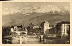 CPA Grenoble Et La Chaine Des Alpes