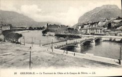 CPA Grenoble Le Tournant De I'Isere Et Le Casque De Neron