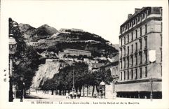 CPA Grenoble Le Cours Jean Jaures Les Forts Rabot Et De La Bastille