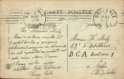 CPA Grenoble Place De La Constitution Musee Bibliotheque Et La Chaine Des Alpes