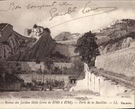 CPA Grenoble Ruines Des Jardins Dolle Forts De La Bastilles