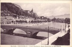 CPA Grenoble Pont Gontard Quai Perriere Et Ste Marie
