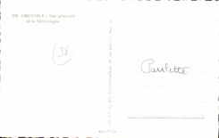 CPA Grenoble Vue Generale Et Le Teleferique