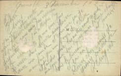 CPA Grenoble Place Notre Dame Et Monument Du Centenaire Par Henri Ding