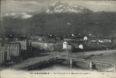 CPA Grenoble Vue Generale Et Le Moucherotte