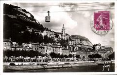 CPA Grenoble Le Teleferique De La Bastille Et Le Couvent De Ste Marie
