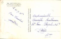 CPA Grenoble Le Teleferique De La Bastille Et Le Couvent De Ste Marie