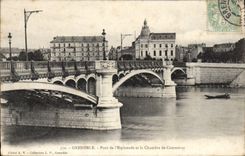 CPA Grenoble Pont De I'Esplanade Et La Chambre De Commerce