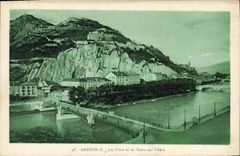 CPA Grenoble Les Forts Et Les Ponts Sur I'Isere