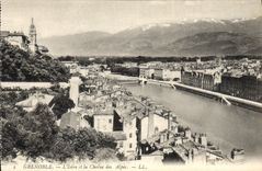 CPA Grenoble L'Isere Et La Chaine Des Alpes