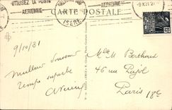 CPA Grenoble Statue D'Hercule Dans Le Jardin De Ville