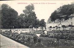 CPA Grenoble Le Jardin De Ville Et Terrasses