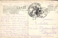 CPA Grenoble Vue De Nuit Sur La Ville Et Les Alpes