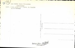 CPA Grenoble Les Ponts Sur I'Isere La Bastille Et Le Rachais