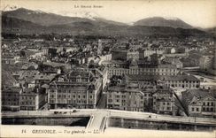 CPA Genoble Vue Generale