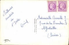 CPA Grenoble Pont De La Porte De France Les Quais Et Les Alpes