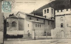CPA Grenoble L'Eglise Saint Laurent