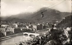 CPA Grenoble Vue Generale I'Isere Et Le Moucherotte