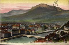 CPA Grenoble Vue Generale Et Le Moucherotte